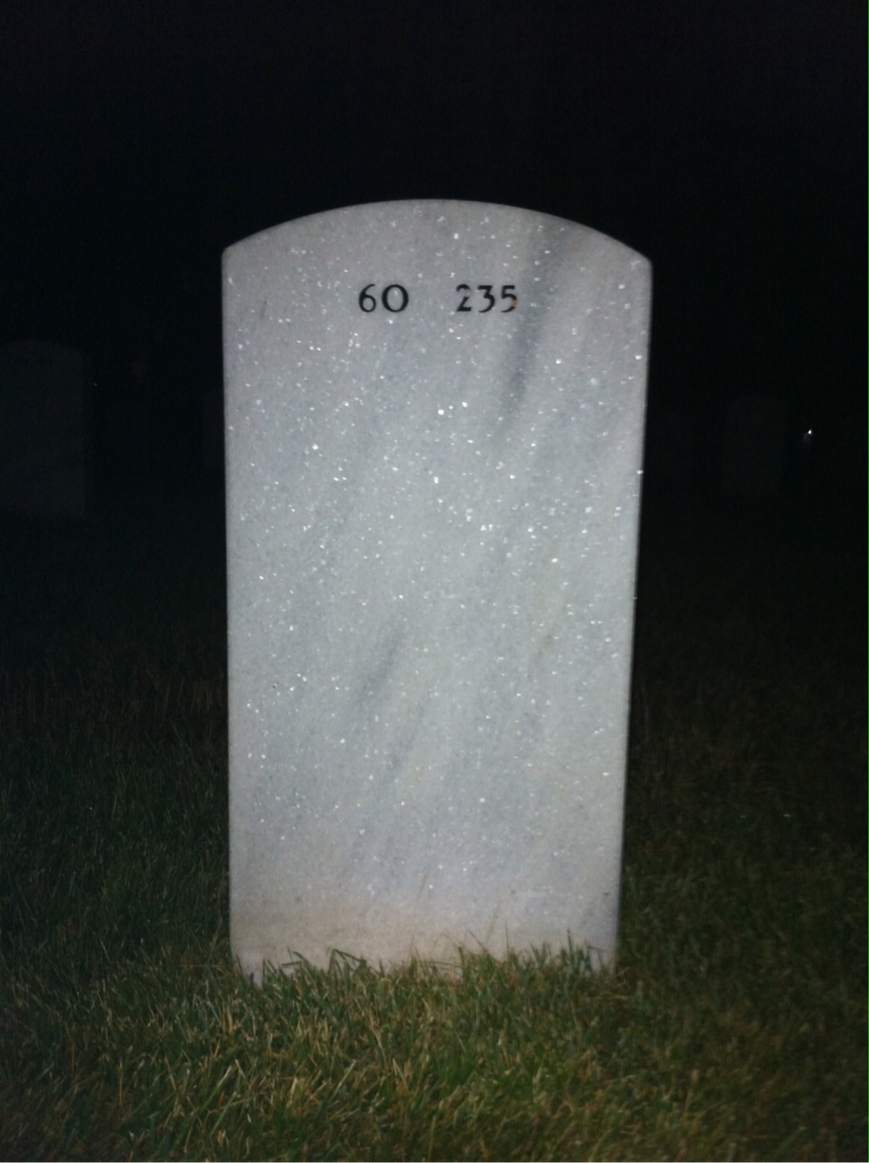 Back of headstone — Robert Walton