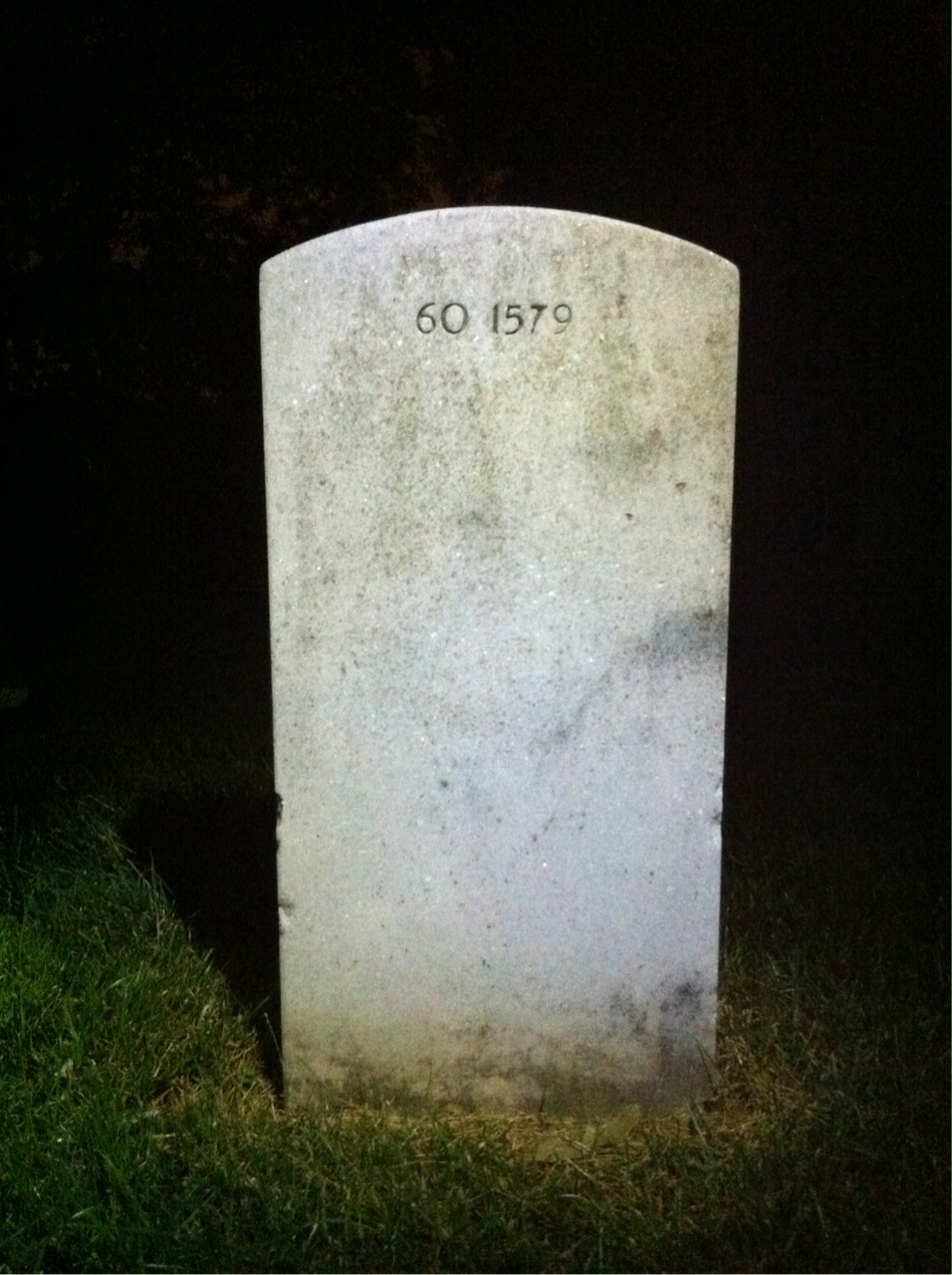 Back of headstone — Paul Blais