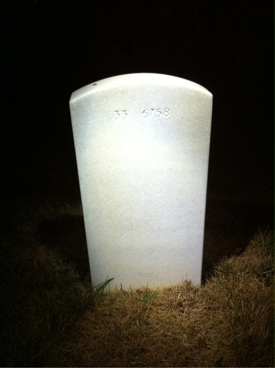 Back of headstone — Paul Droney