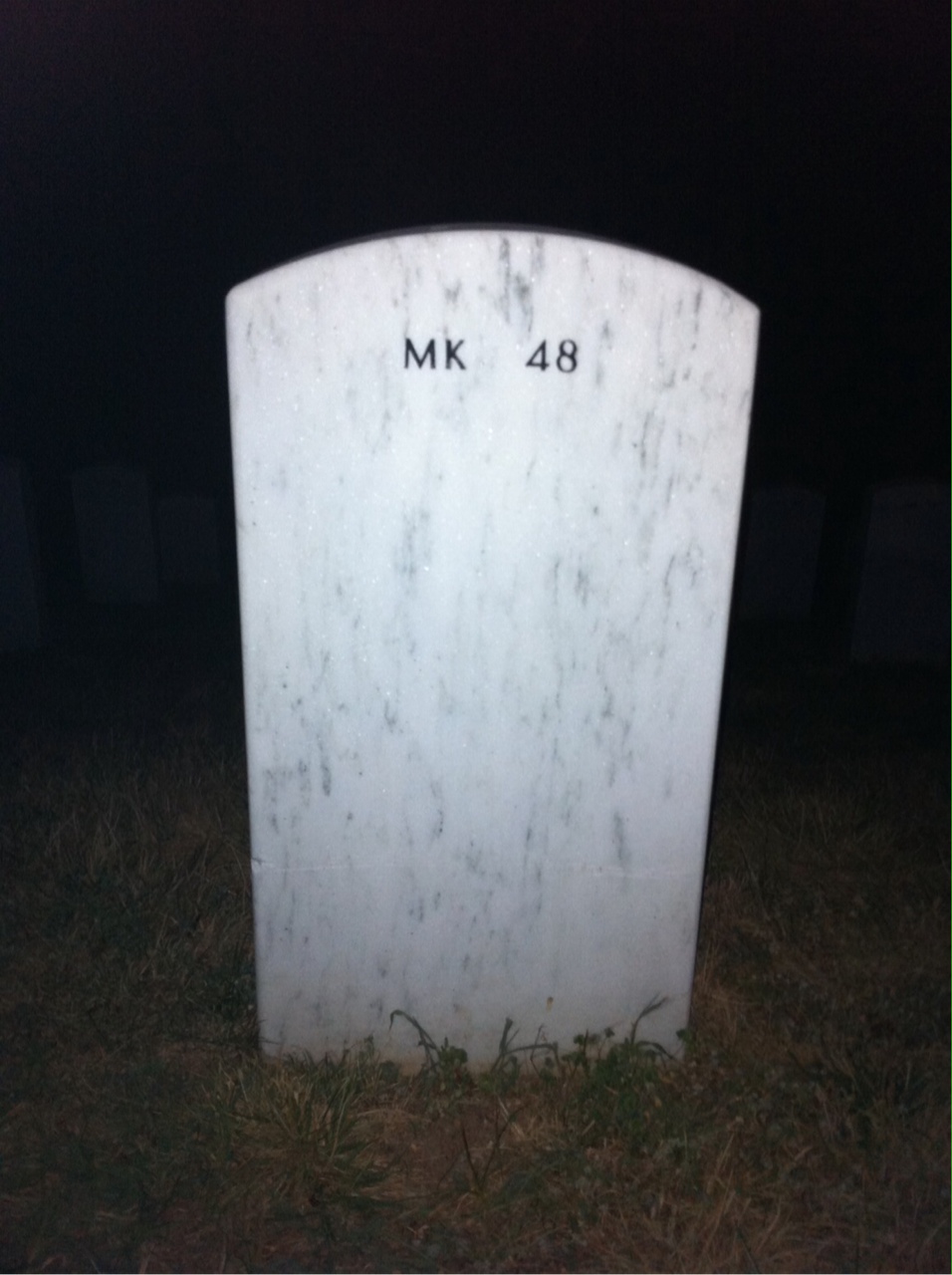 Back of headstone — Harry A Julian