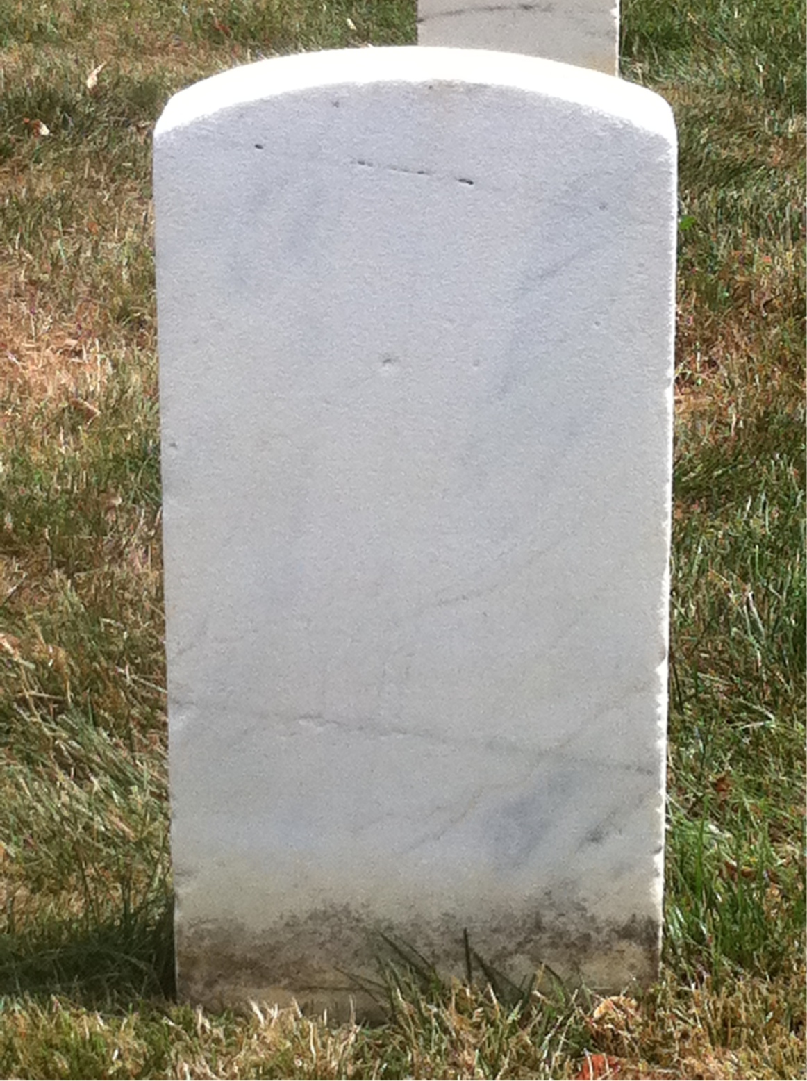 Back of headstone — Eugene Munger