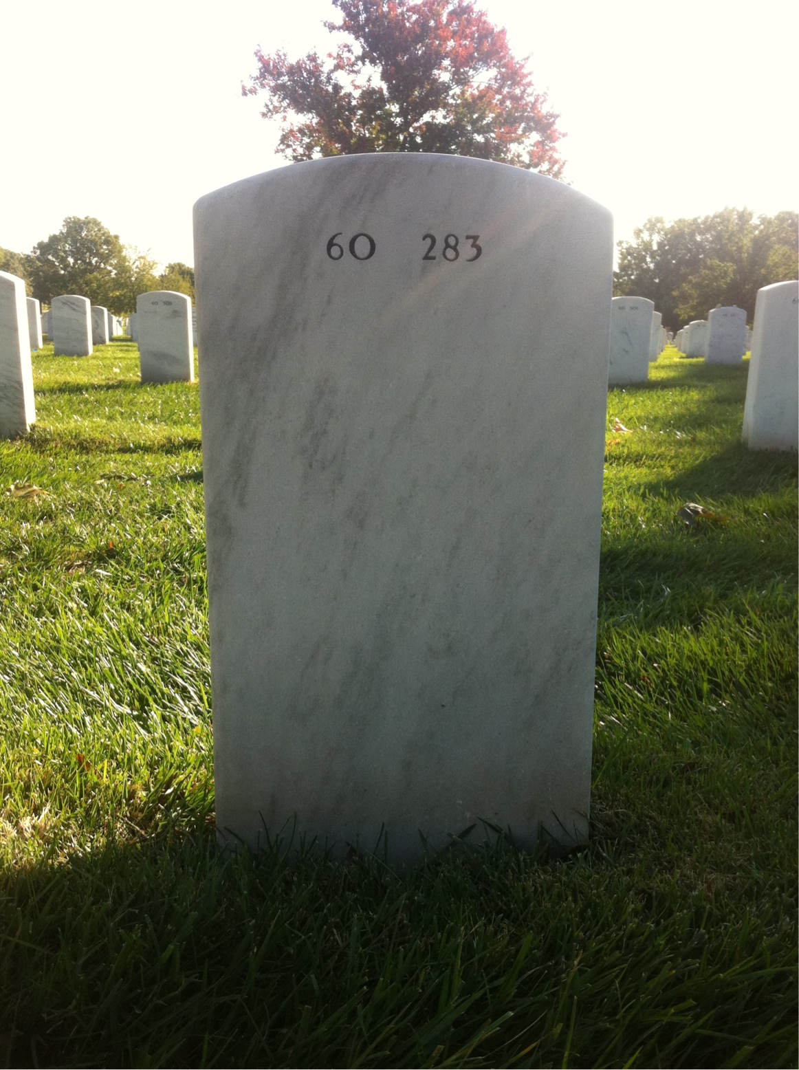 Back of headstone — Thomas Yenner
