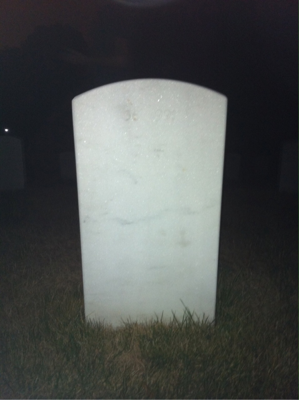 Back of headstone — William Knight