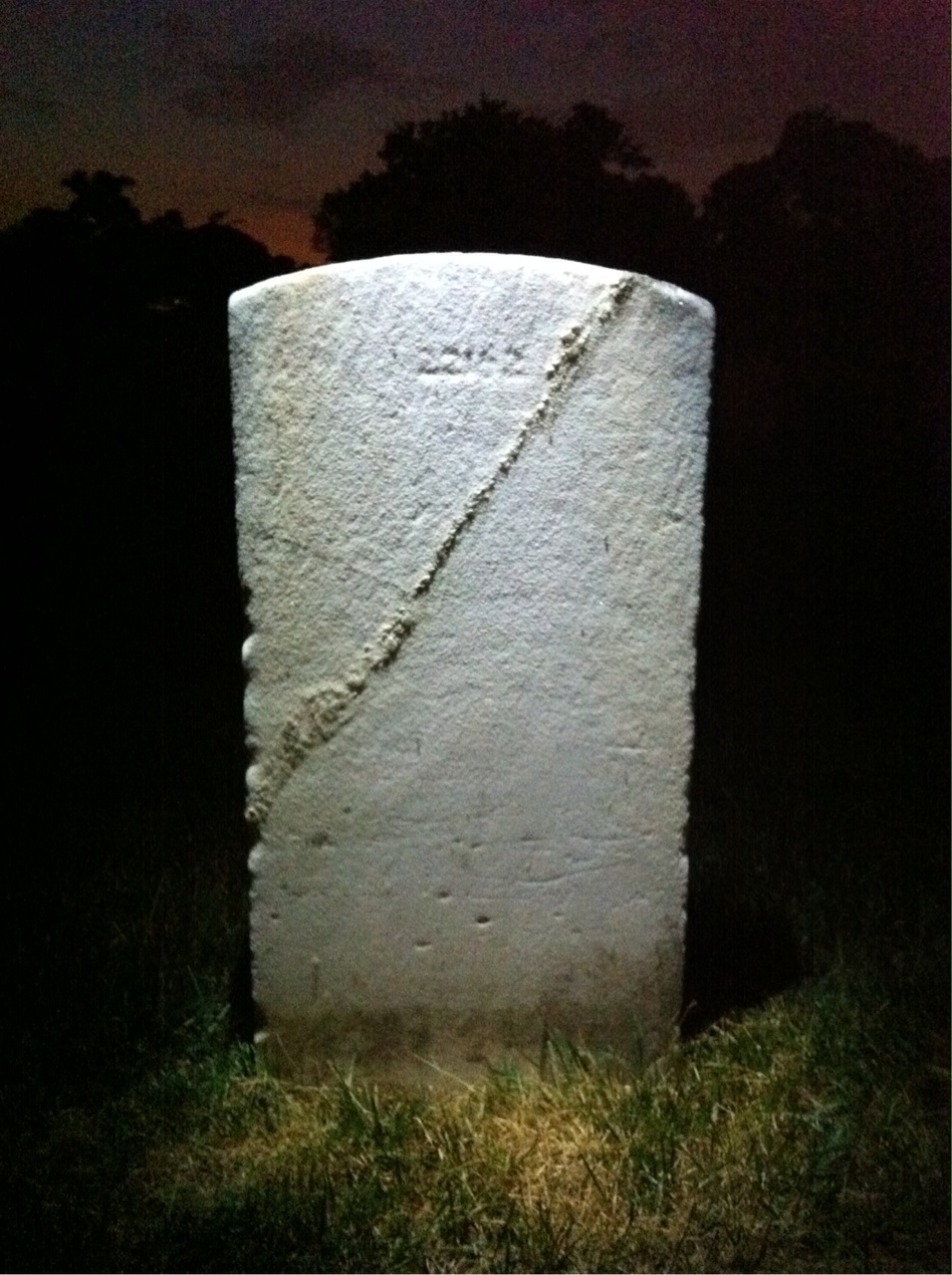 Back of headstone — Patrick Bohan