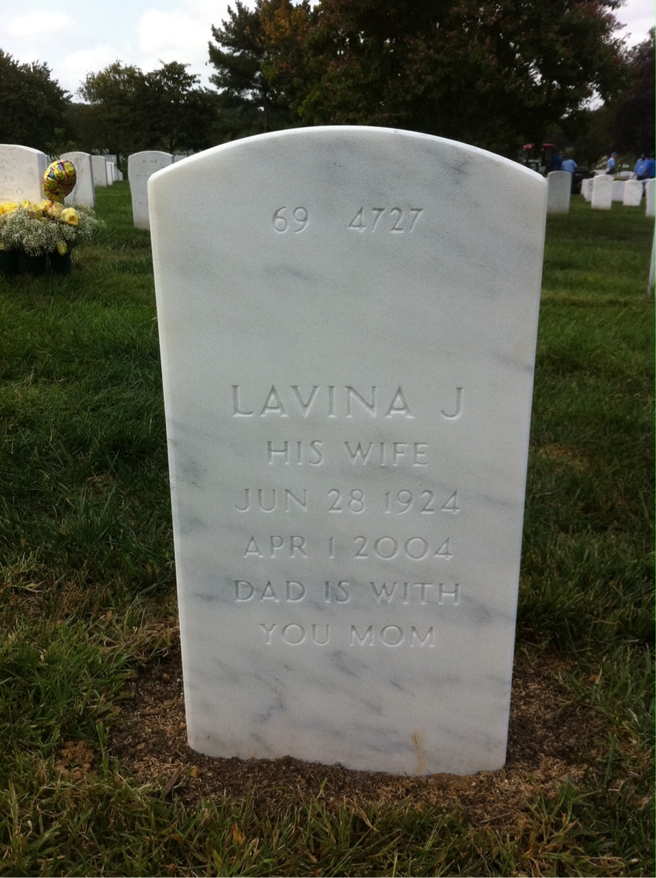 Back of headstone — Charles Foreman