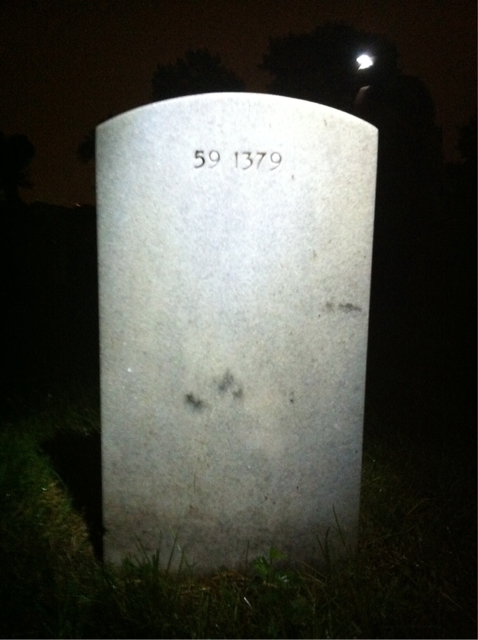 Back of headstone — Stanley Molnar