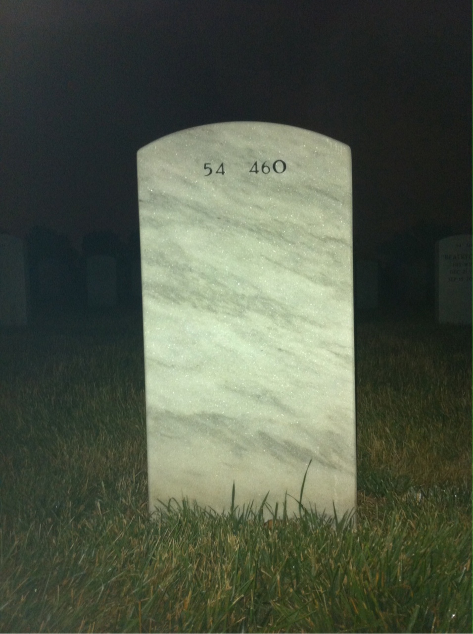 Back of headstone — Robert Pollock