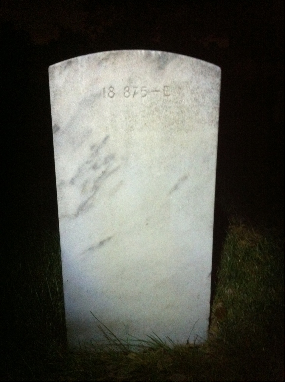 Back of headstone — Vincent Amorosi