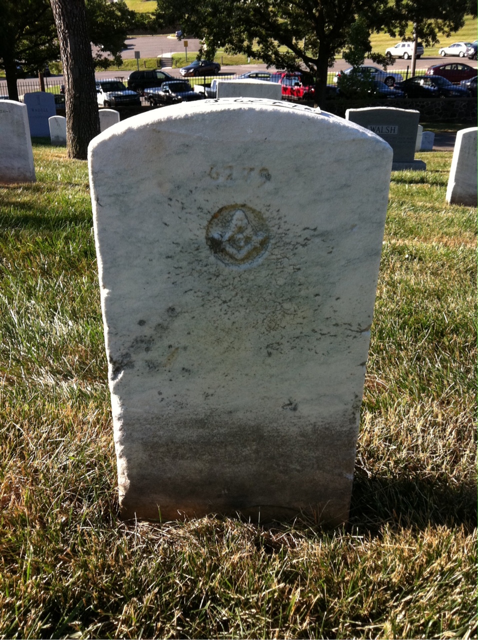 Back of headstone — Adrain Babbitt