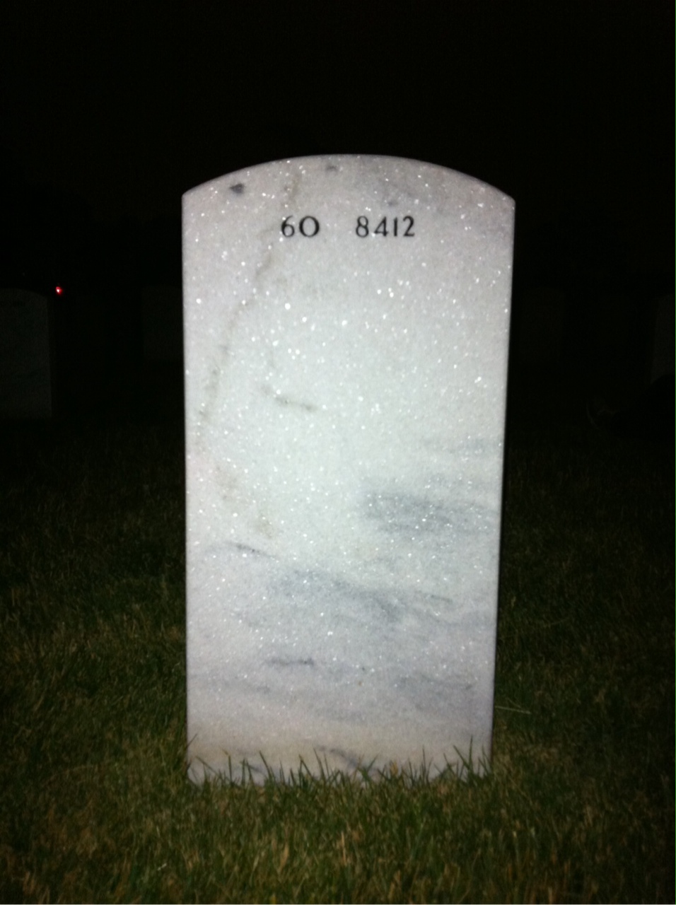 Back of headstone — Tulsa Tuliau