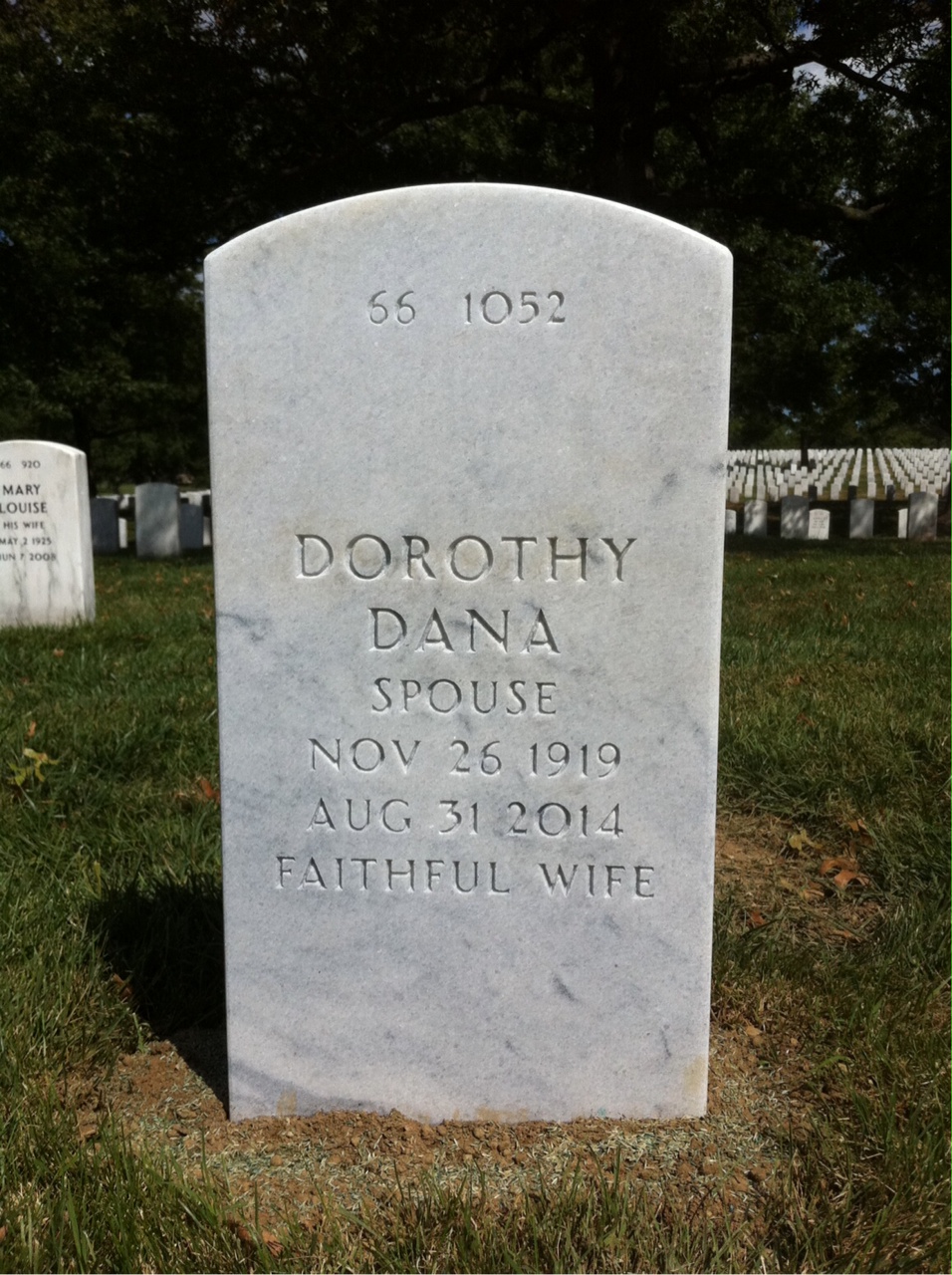 Back of headstone — Fred Stevenson