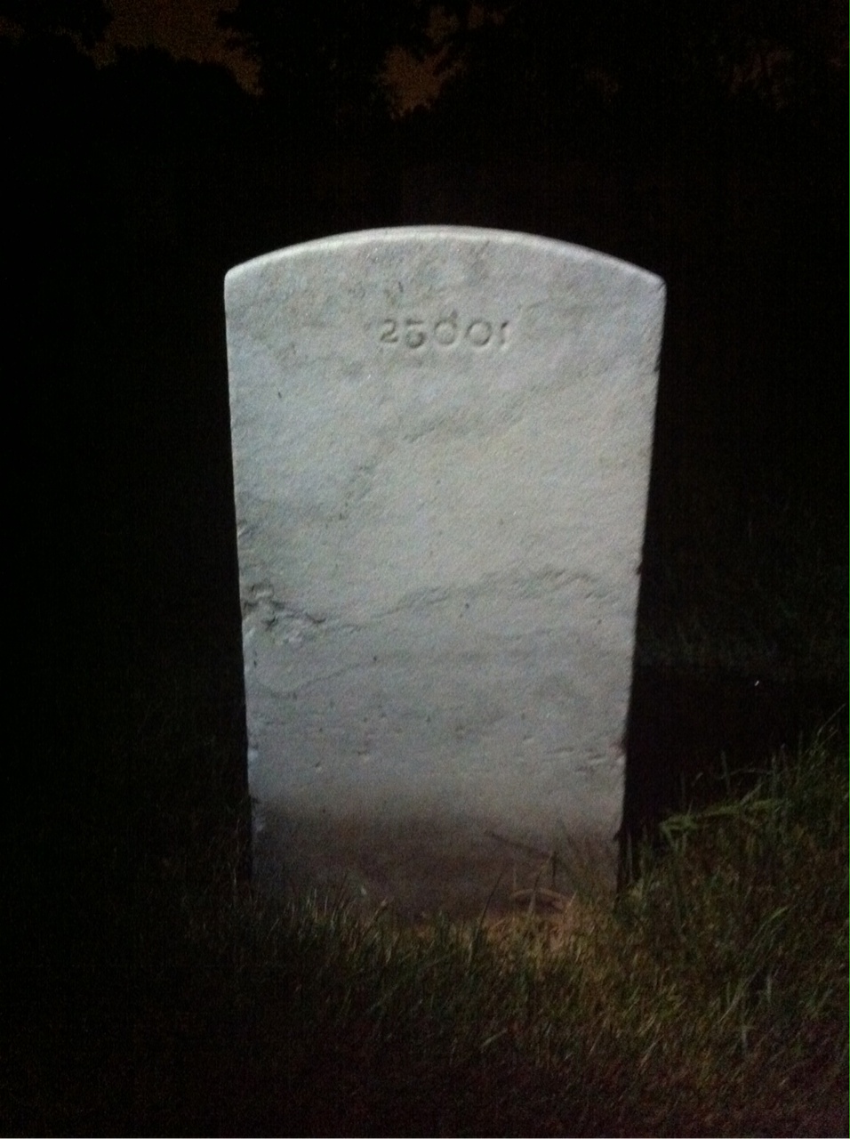 Back of headstone — William Murphy