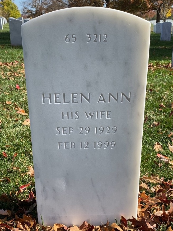 Back of headstone — Corwin Morgan