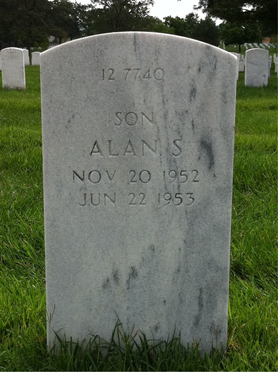 Back of headstone — Stanley Kozlowski