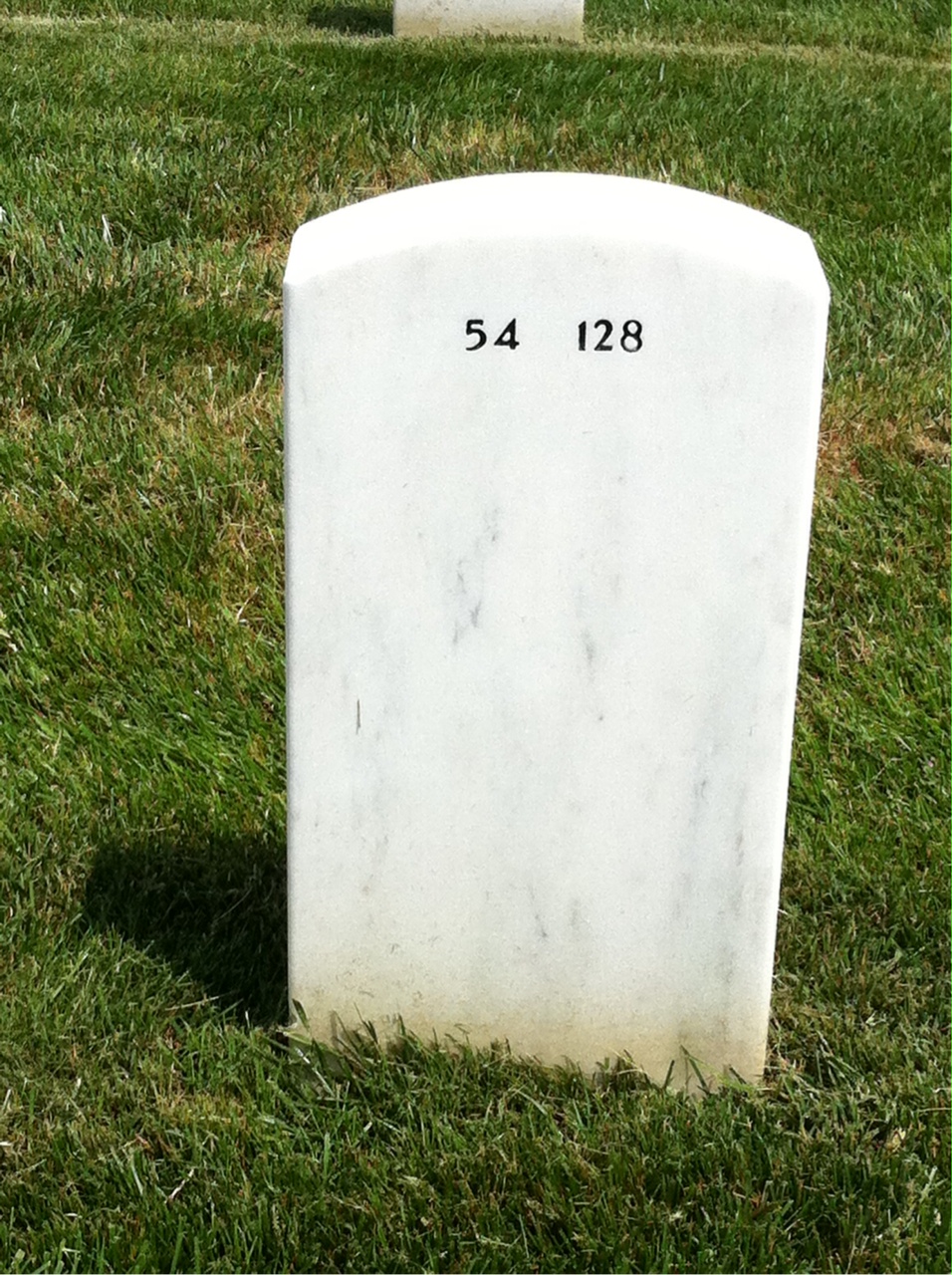 Back of headstone — Charles Mackinnon