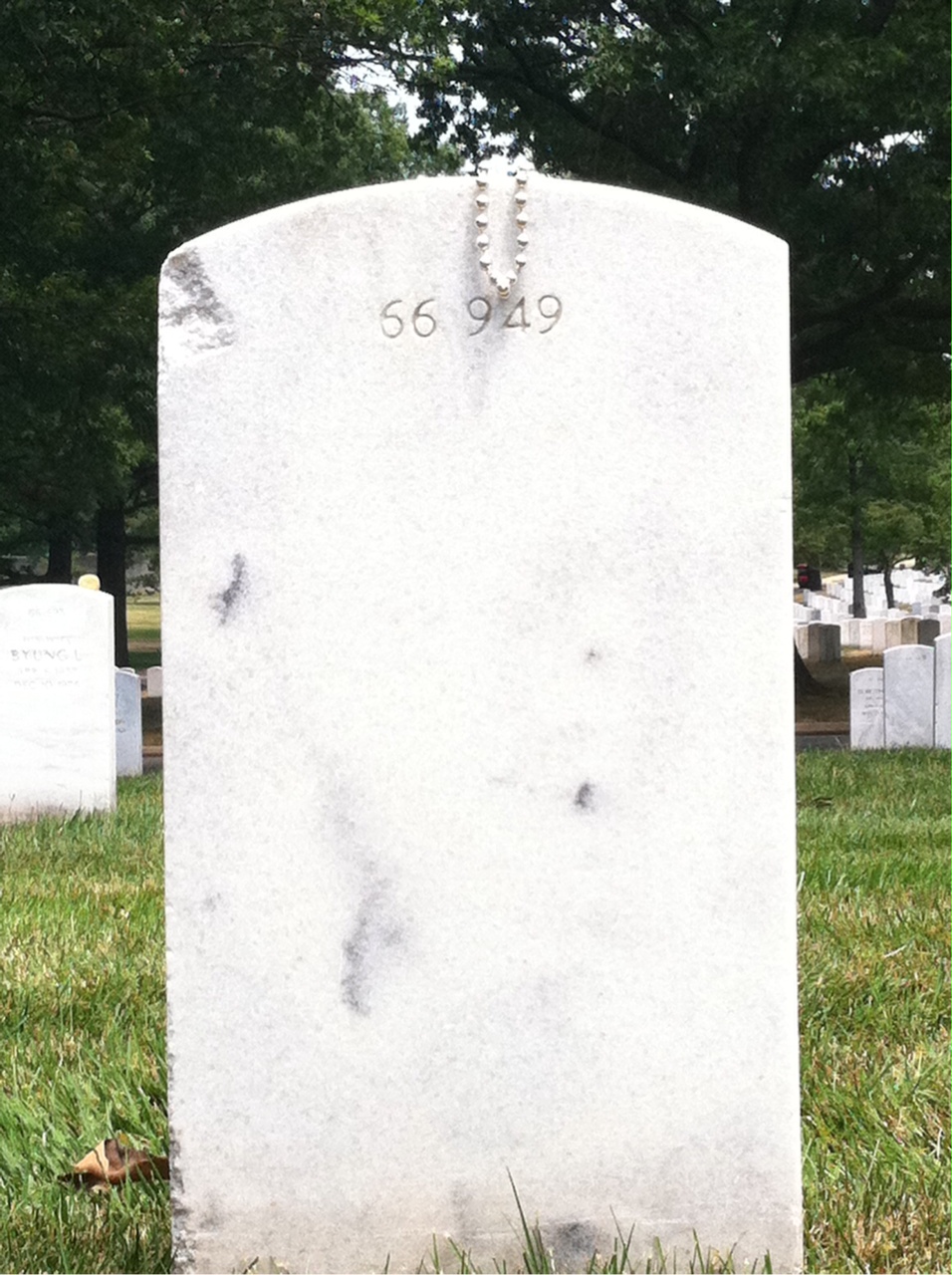 Back of headstone — Sandra Kay Helm