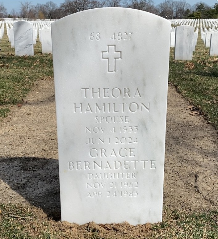Back of headstone — Clinton Austin