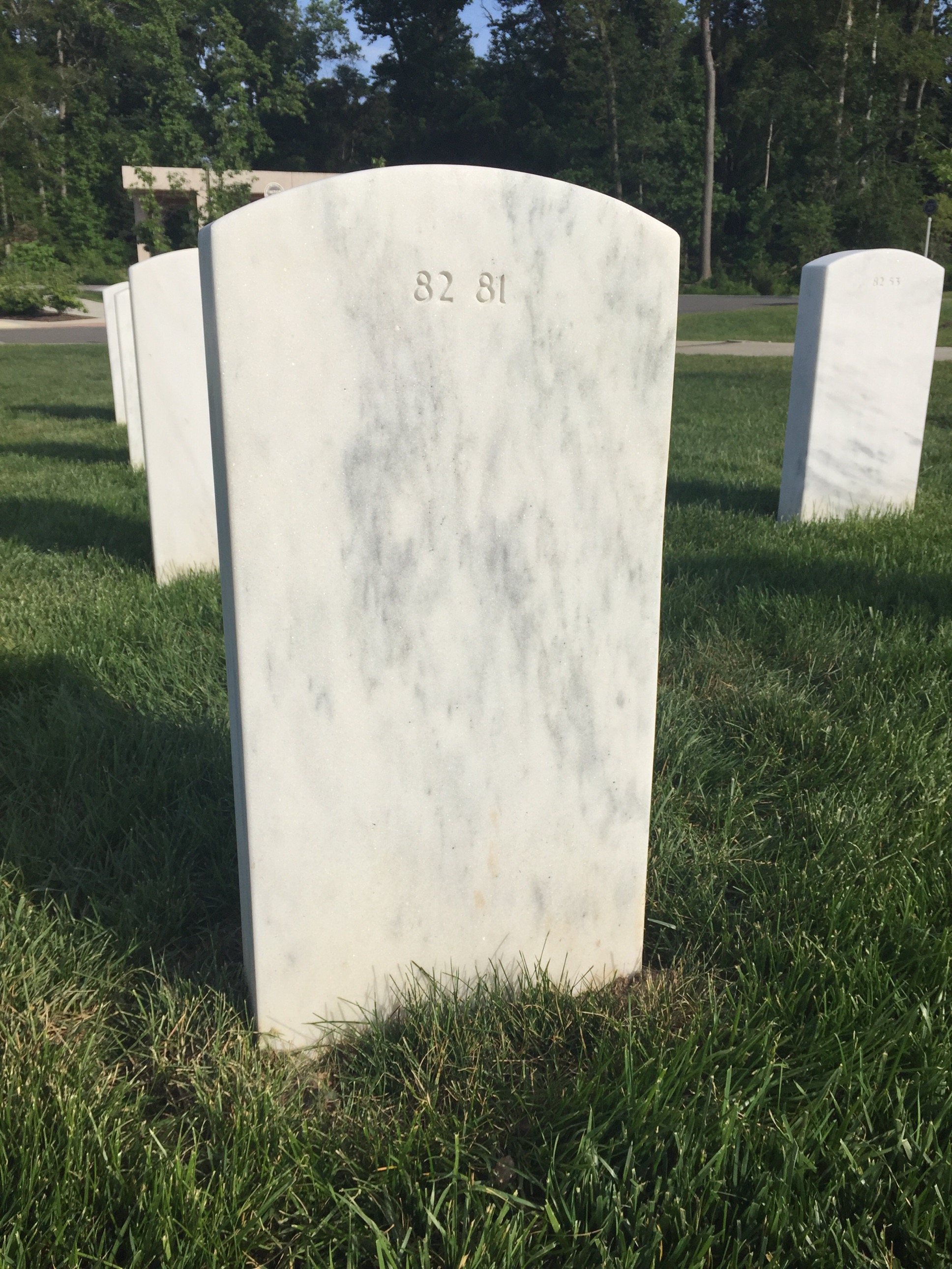 Back of headstone — Charles Clowe Seymour