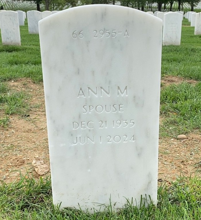 Back of headstone — Edgar Fraunfelter