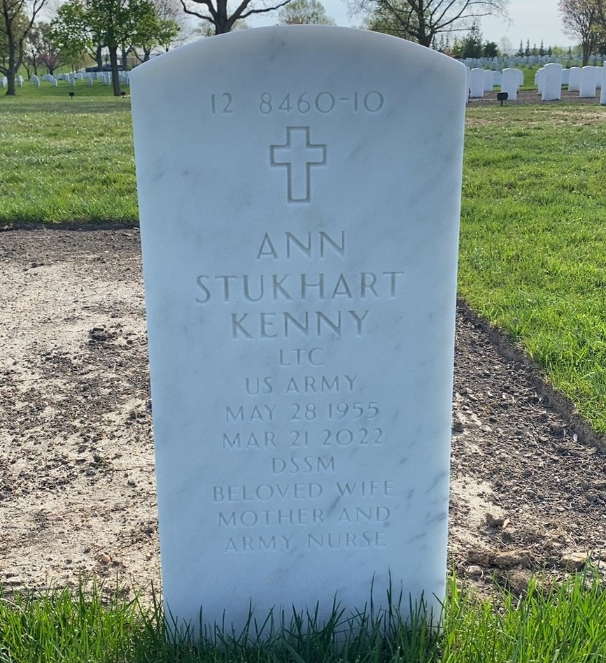 Back of headstone — Timothy Kenny