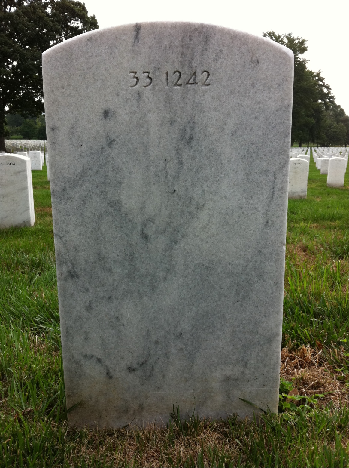 Back of headstone — Michelle Morgan