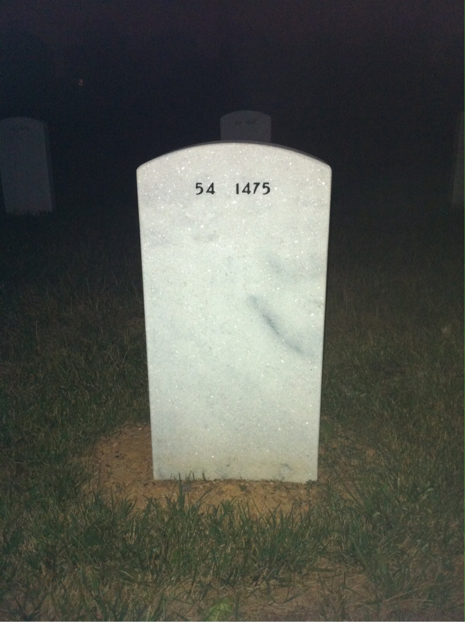 Back of headstone — Jonathan Michael Mcdonald