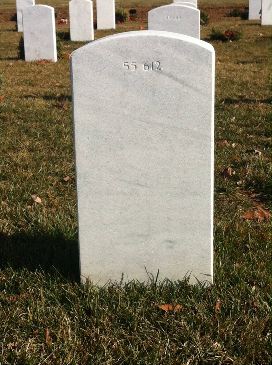 Back of headstone — Charles Musco