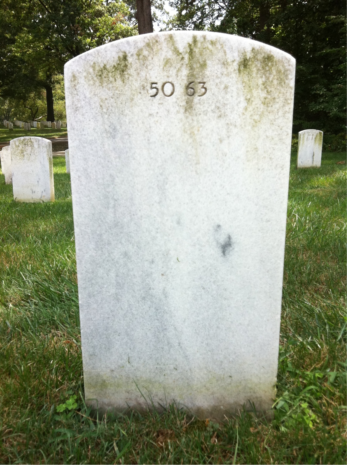 Back of headstone — Charles Brennan