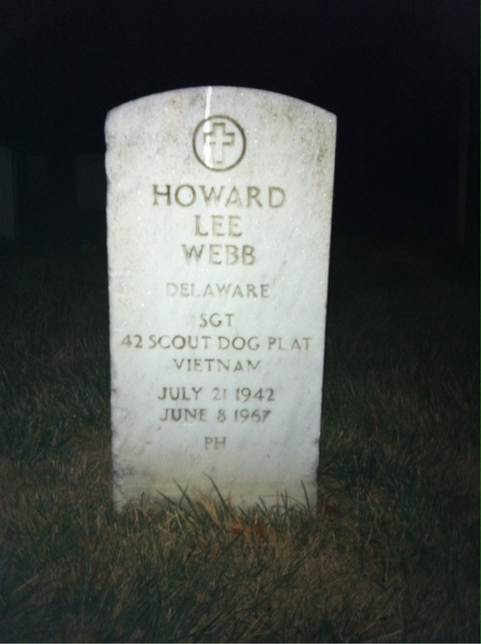 Headstone of Howard Lee Webb