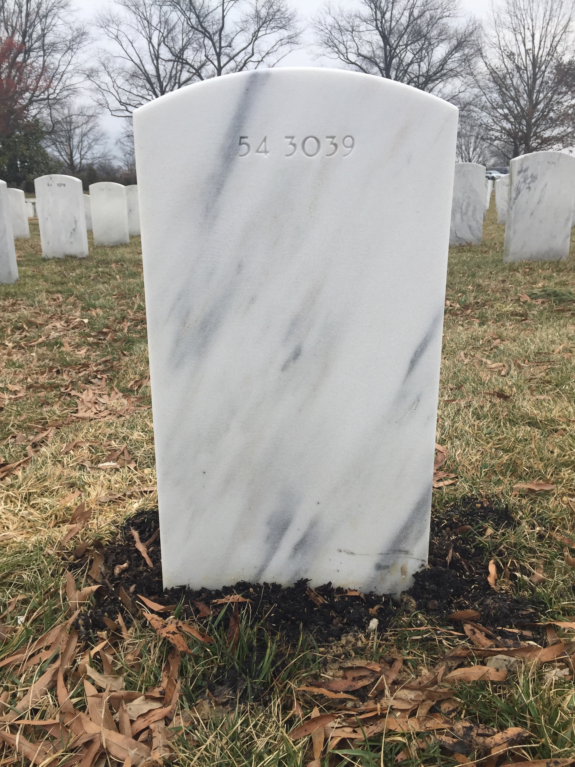 Back of headstone — Joseph Altenburg