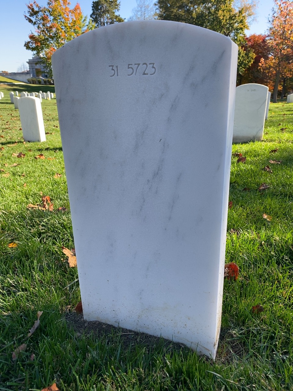 Back of headstone — Kerry C Macneal