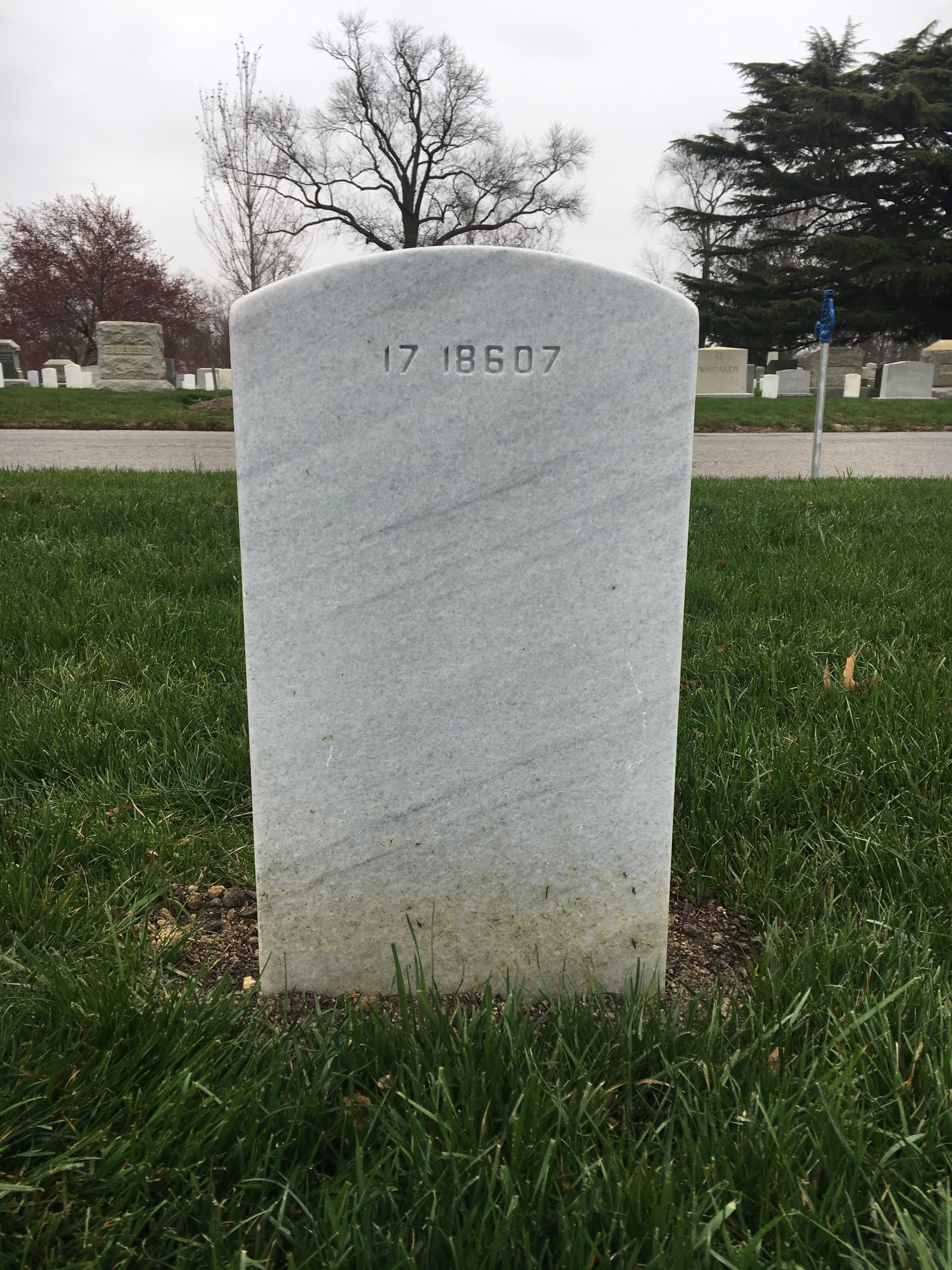 Back of headstone — Mckinney Conover