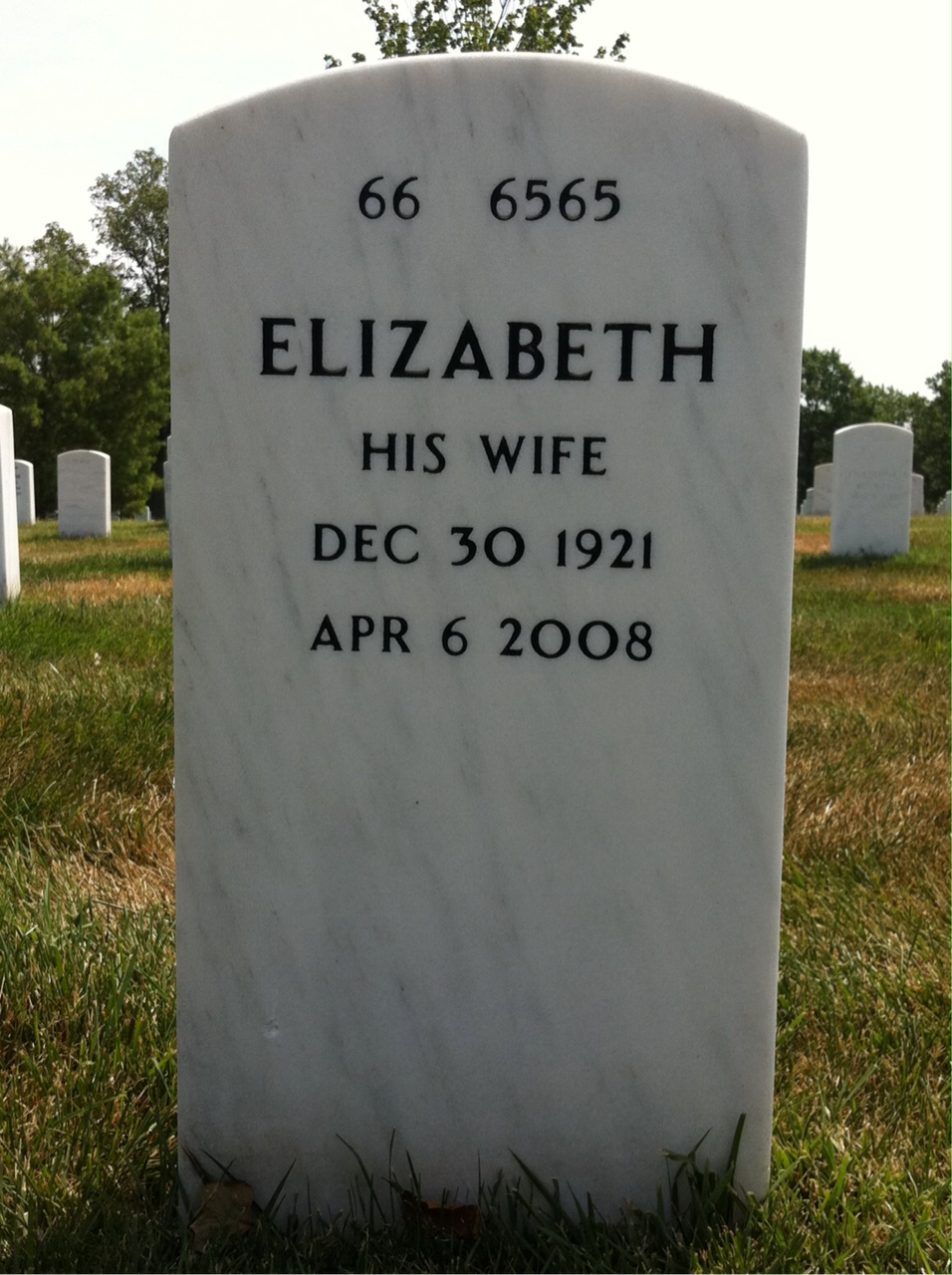 Back of headstone — Richard Kissam