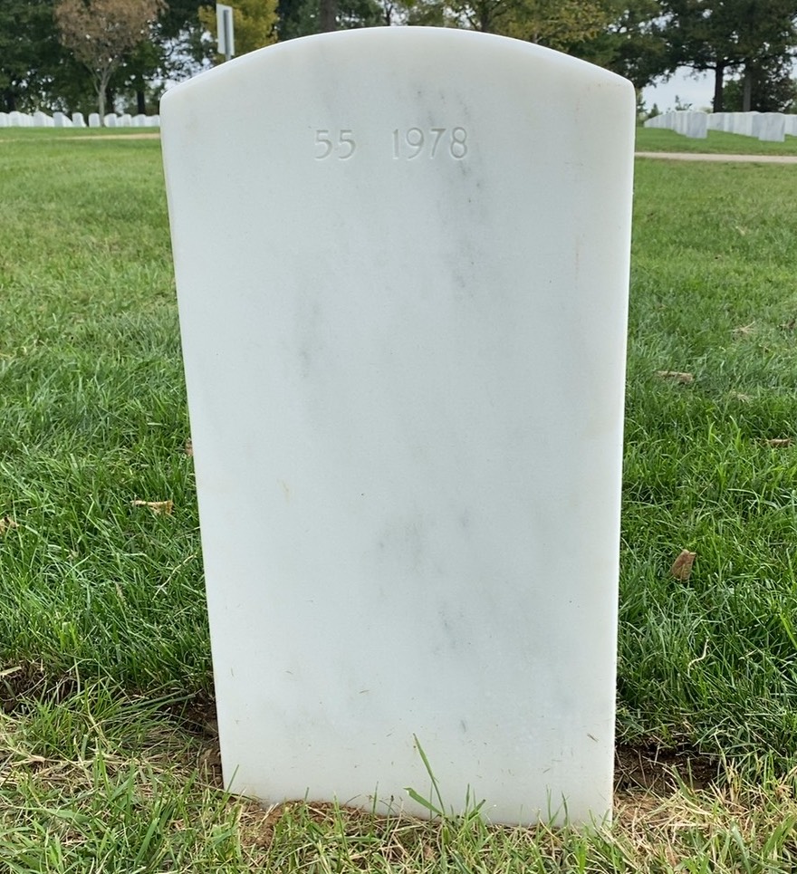 Back of headstone — Henry Aubyn