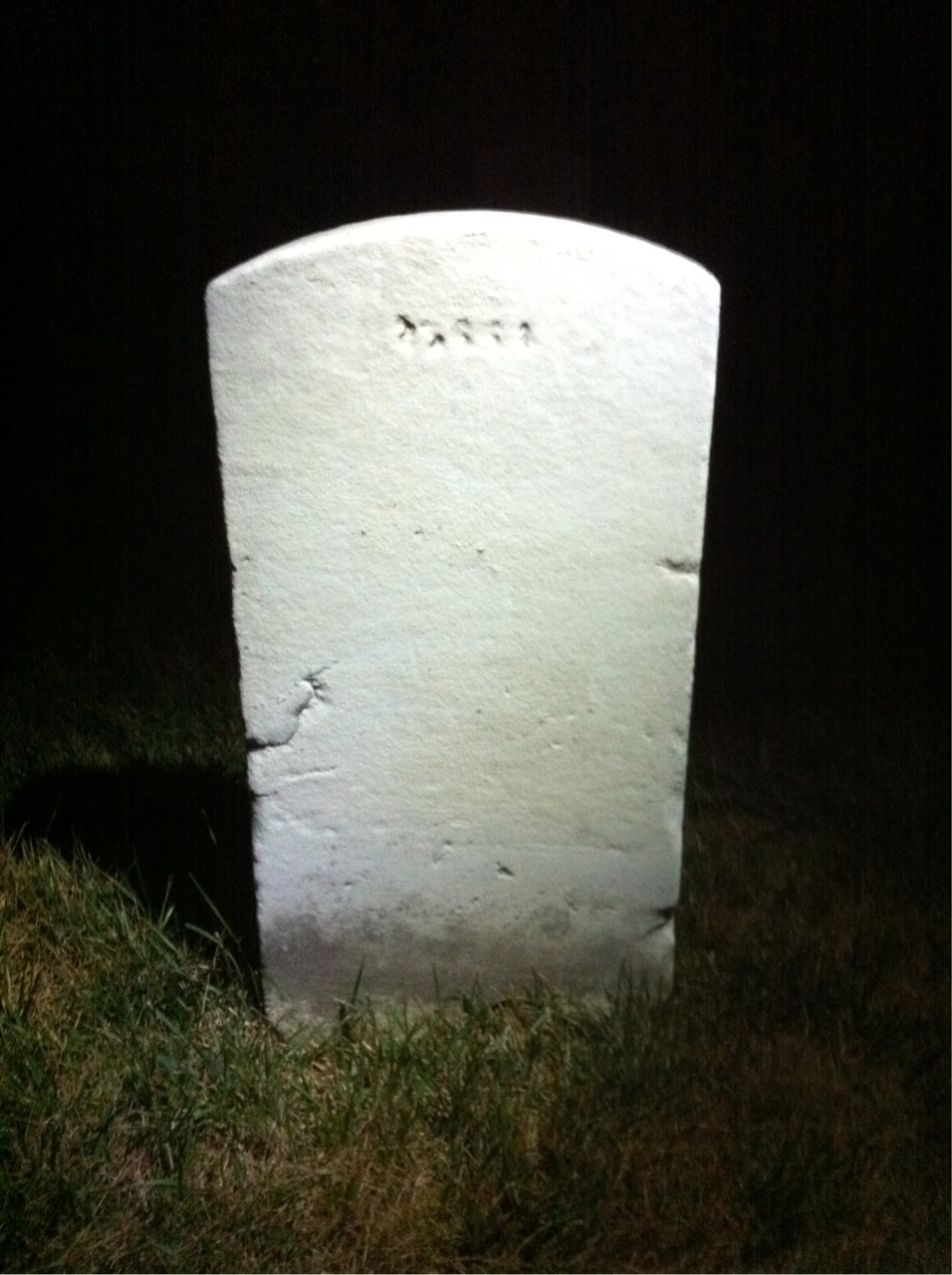 Back of headstone — Max Baldenborg