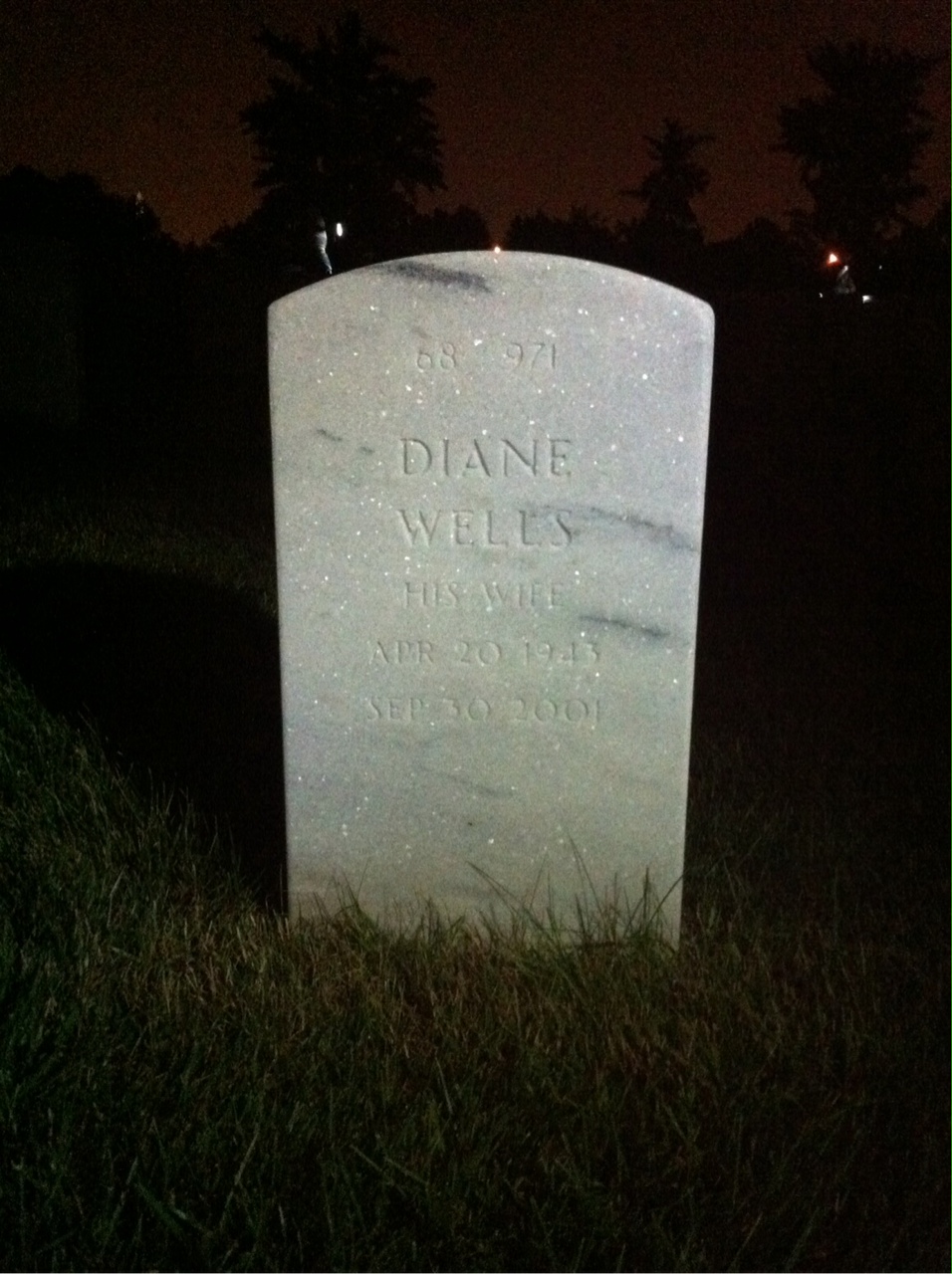 Back of headstone — Boyd King