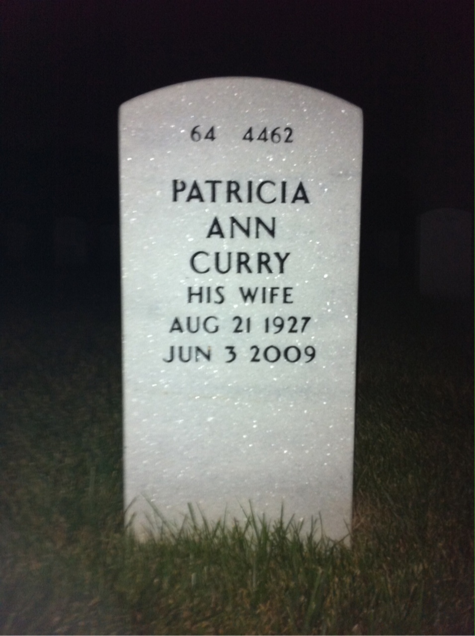 Back of headstone — Edwin Sabec