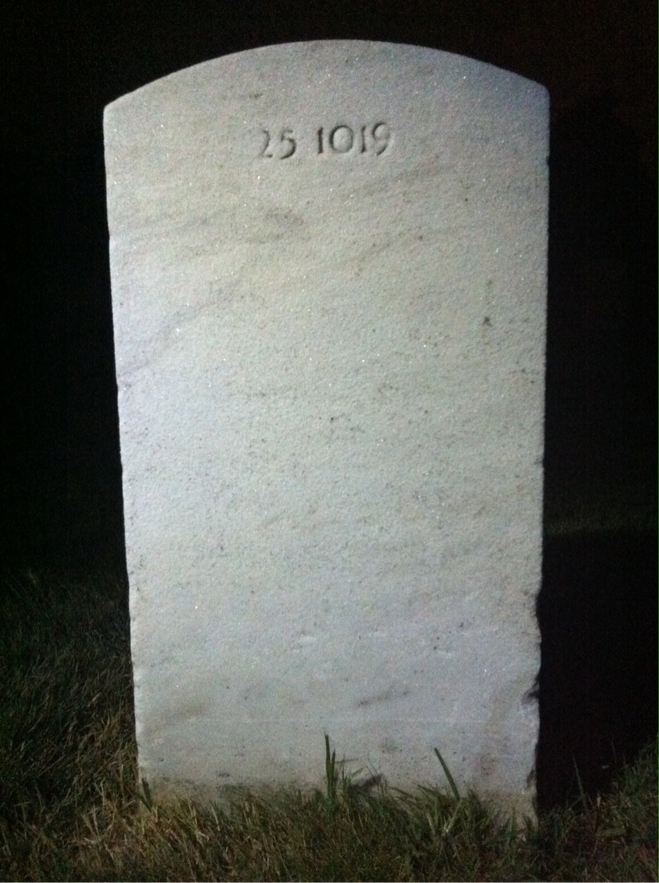 Back of headstone — Alexander Ballard