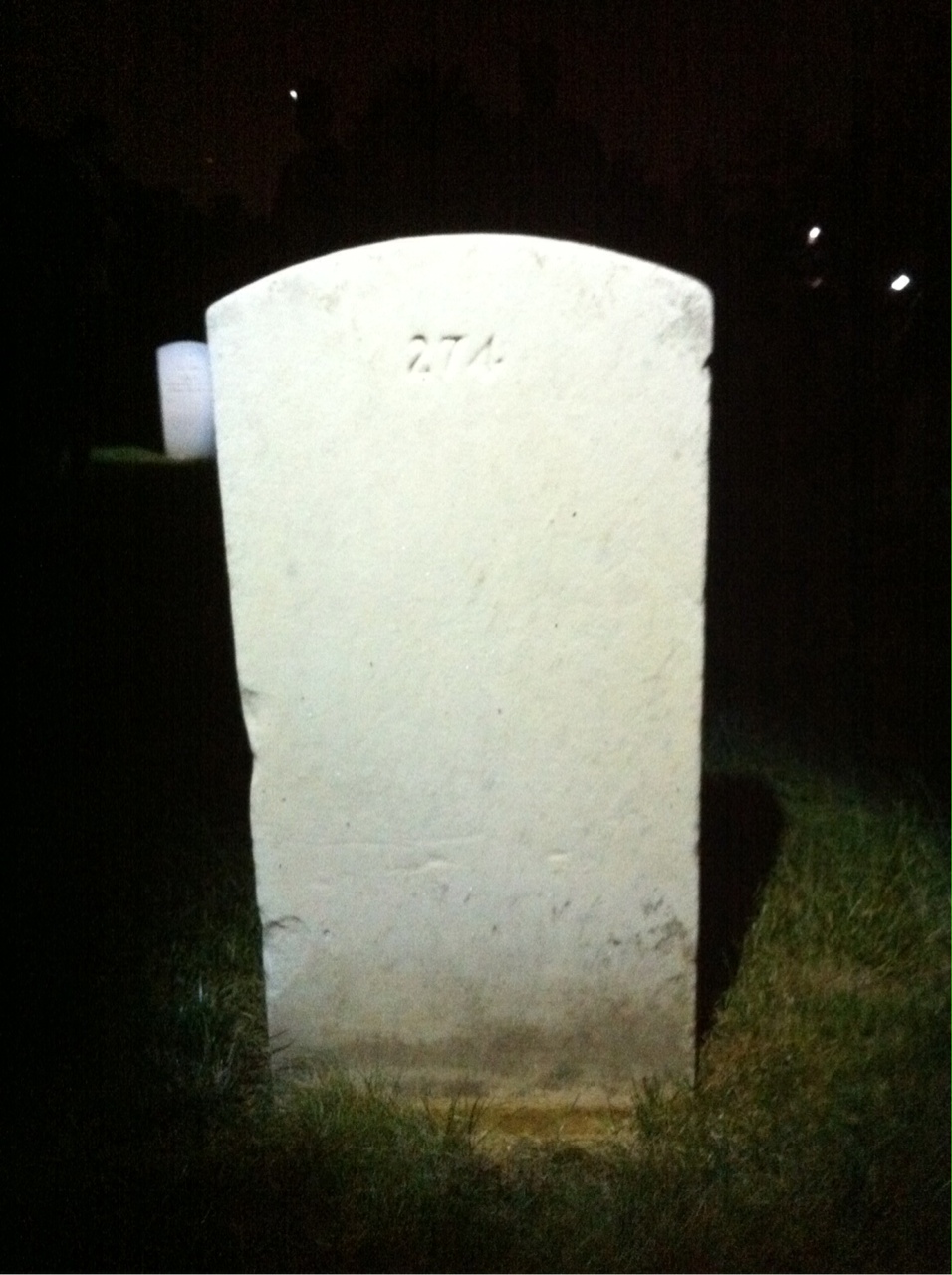 Back of headstone — Conrad Baehr