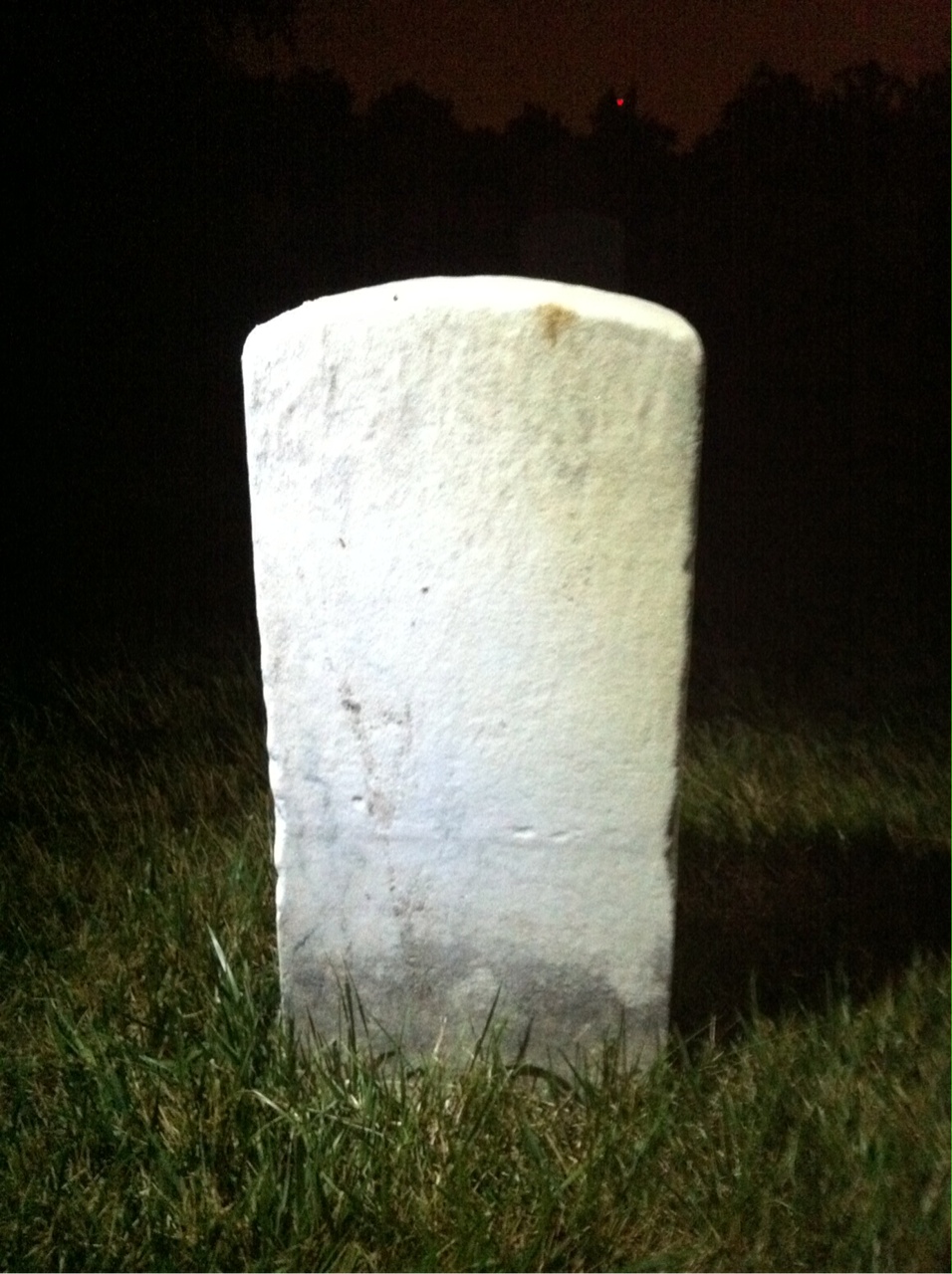 Back of headstone — Edwd Baldwin