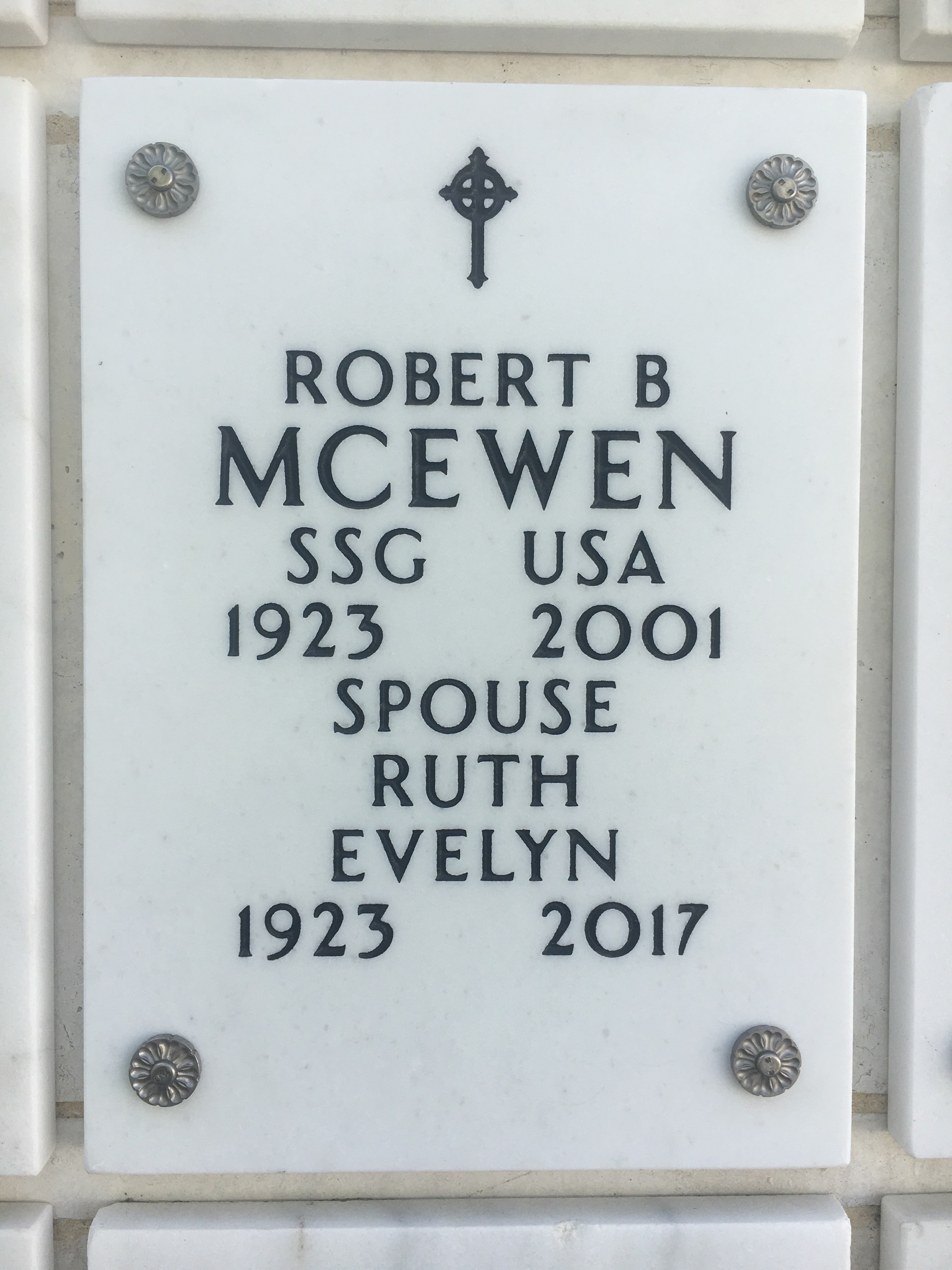 Robert B Mcewen
