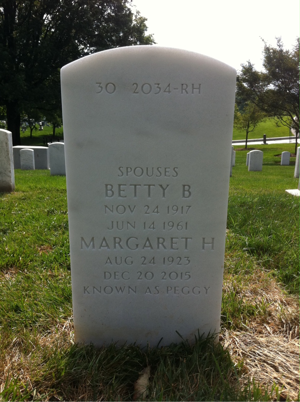 Back of headstone — James Bartlett