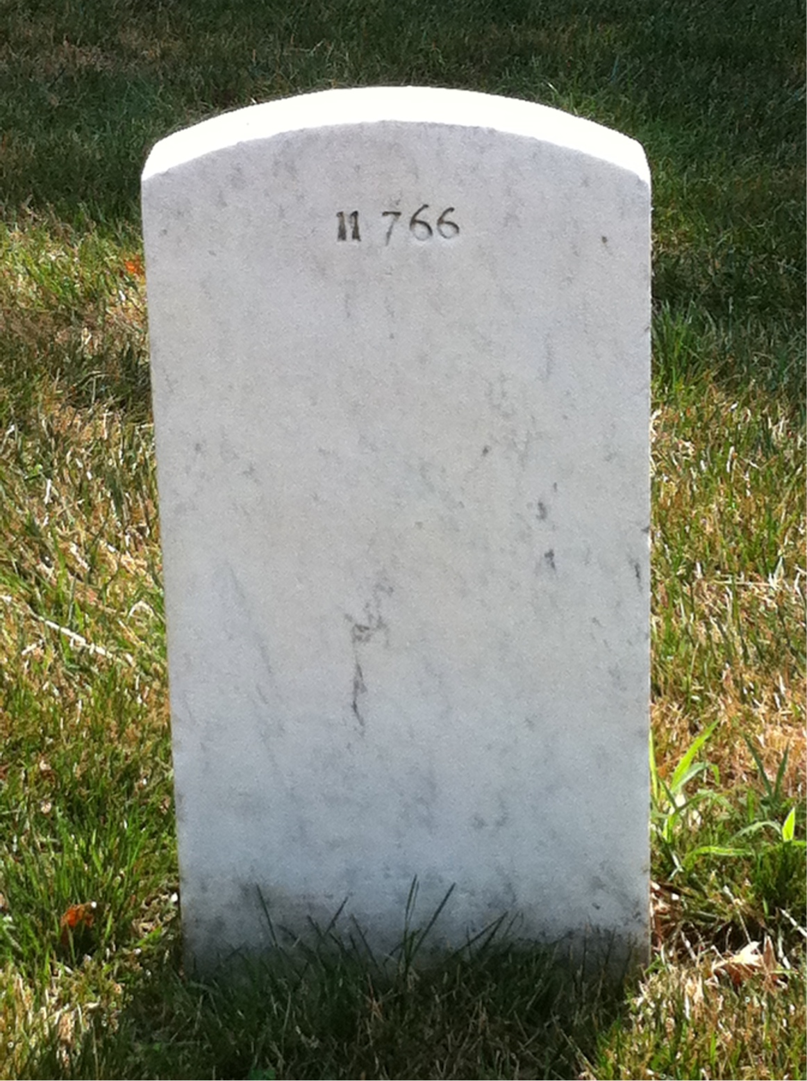 Back of headstone — Earl Baldwin