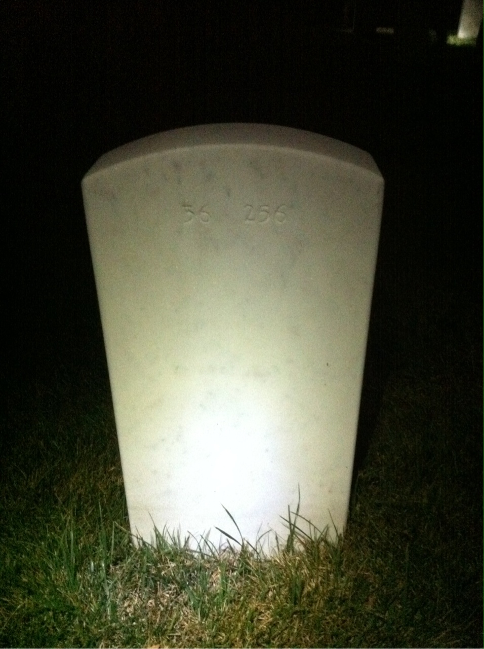 Back of headstone — Richard Allen