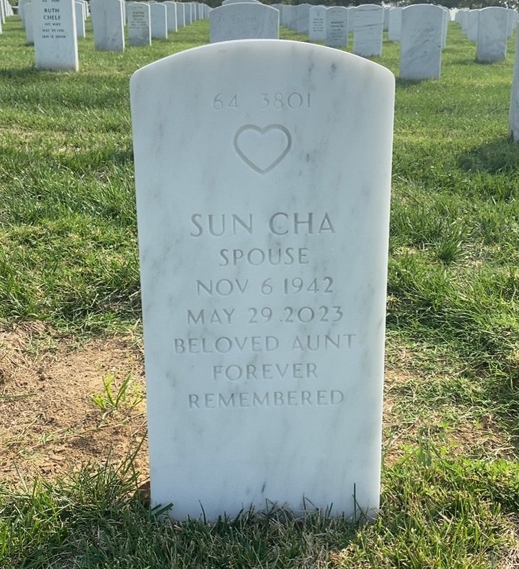 Back of headstone — Robert Mitchell