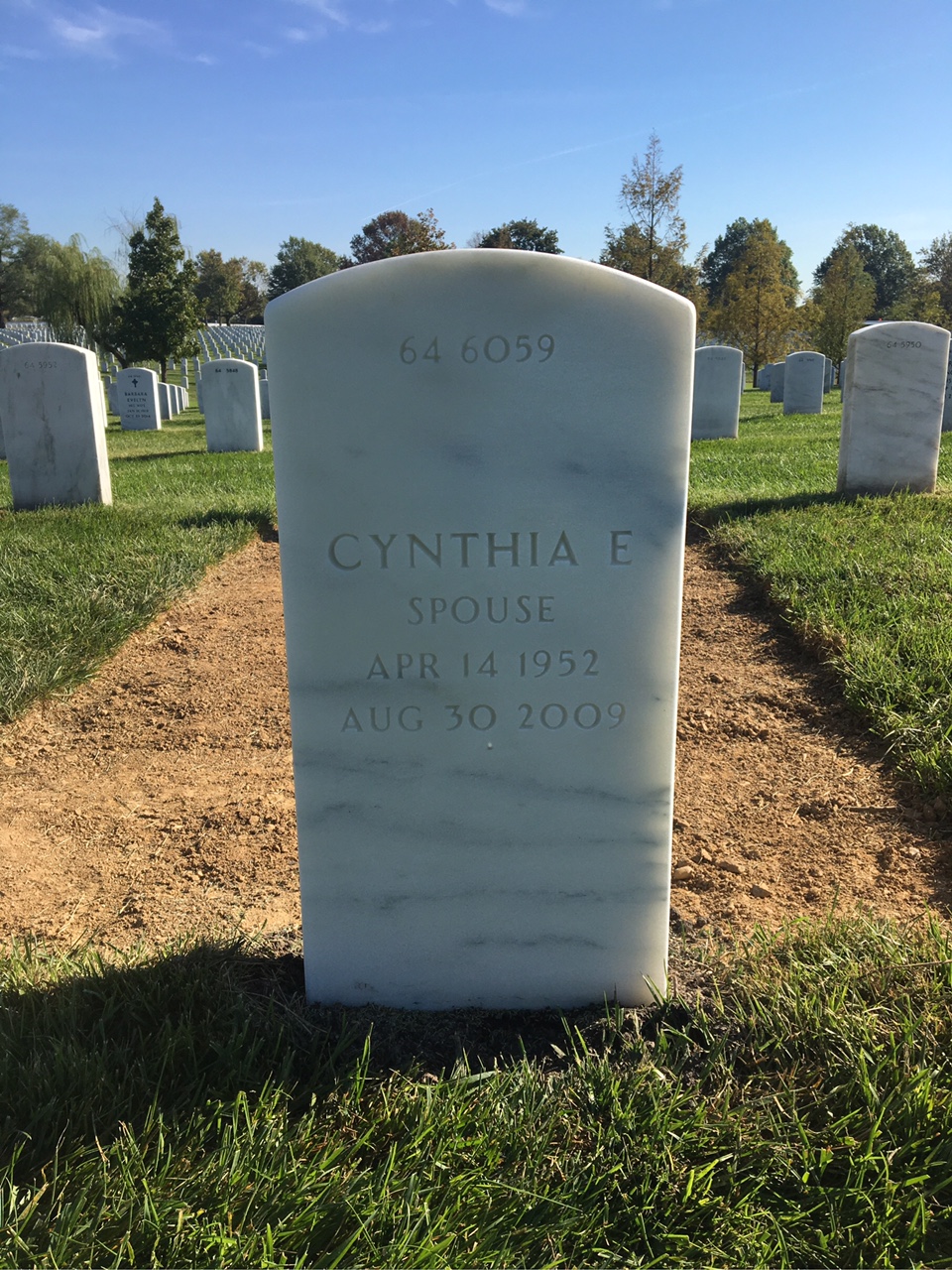 Back of headstone — Michael Johnson