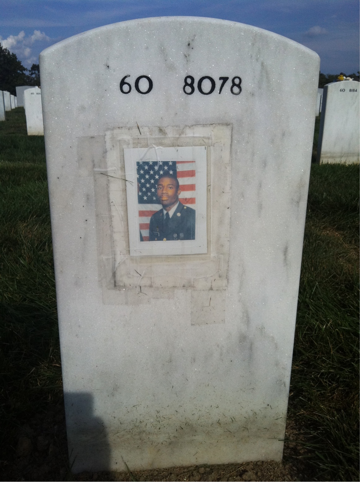 Back of headstone — Jack Bryant