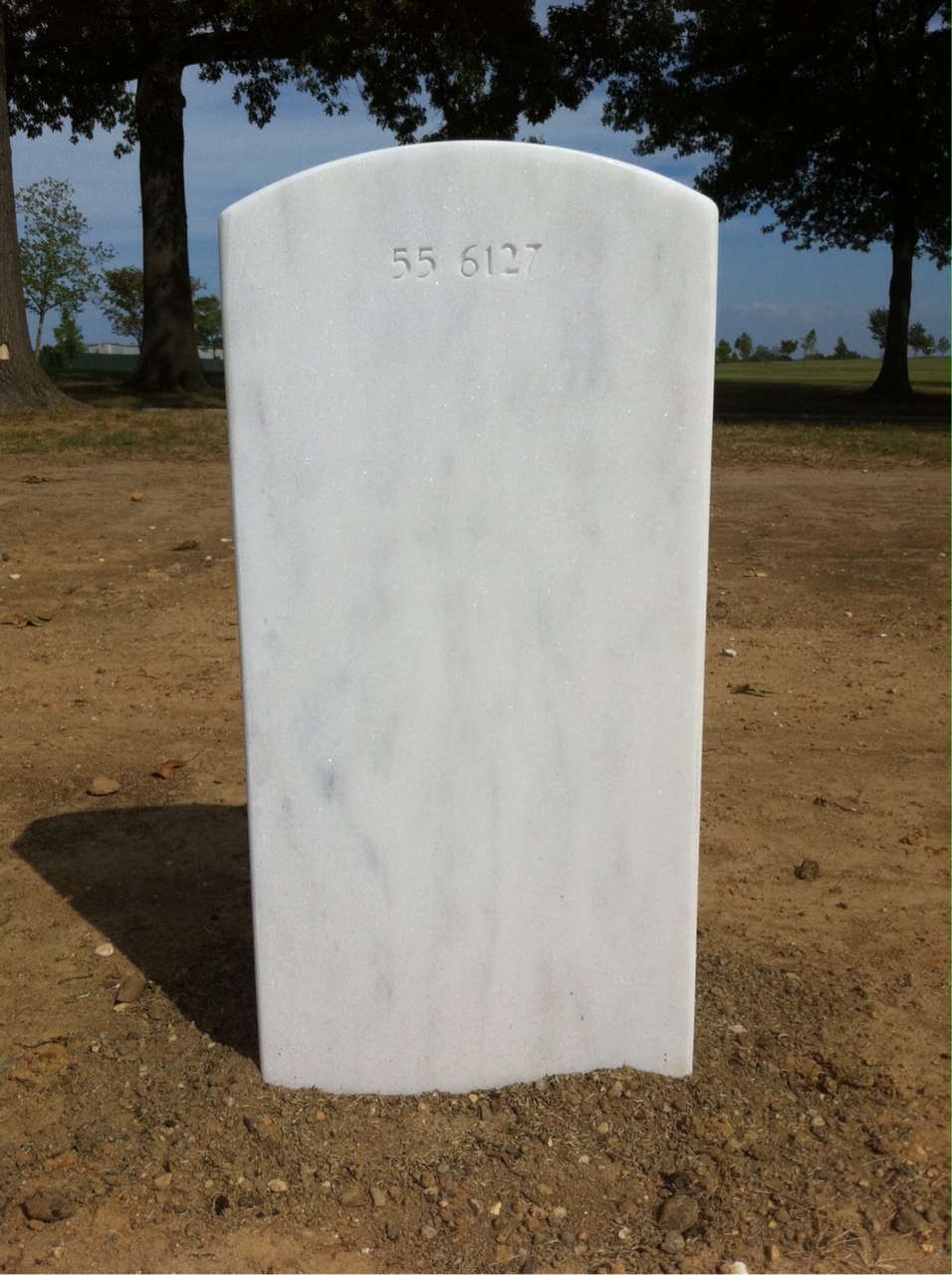 Back of headstone — Michael J Jarrett