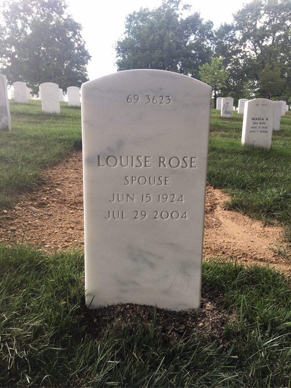Back of headstone — James Bowen