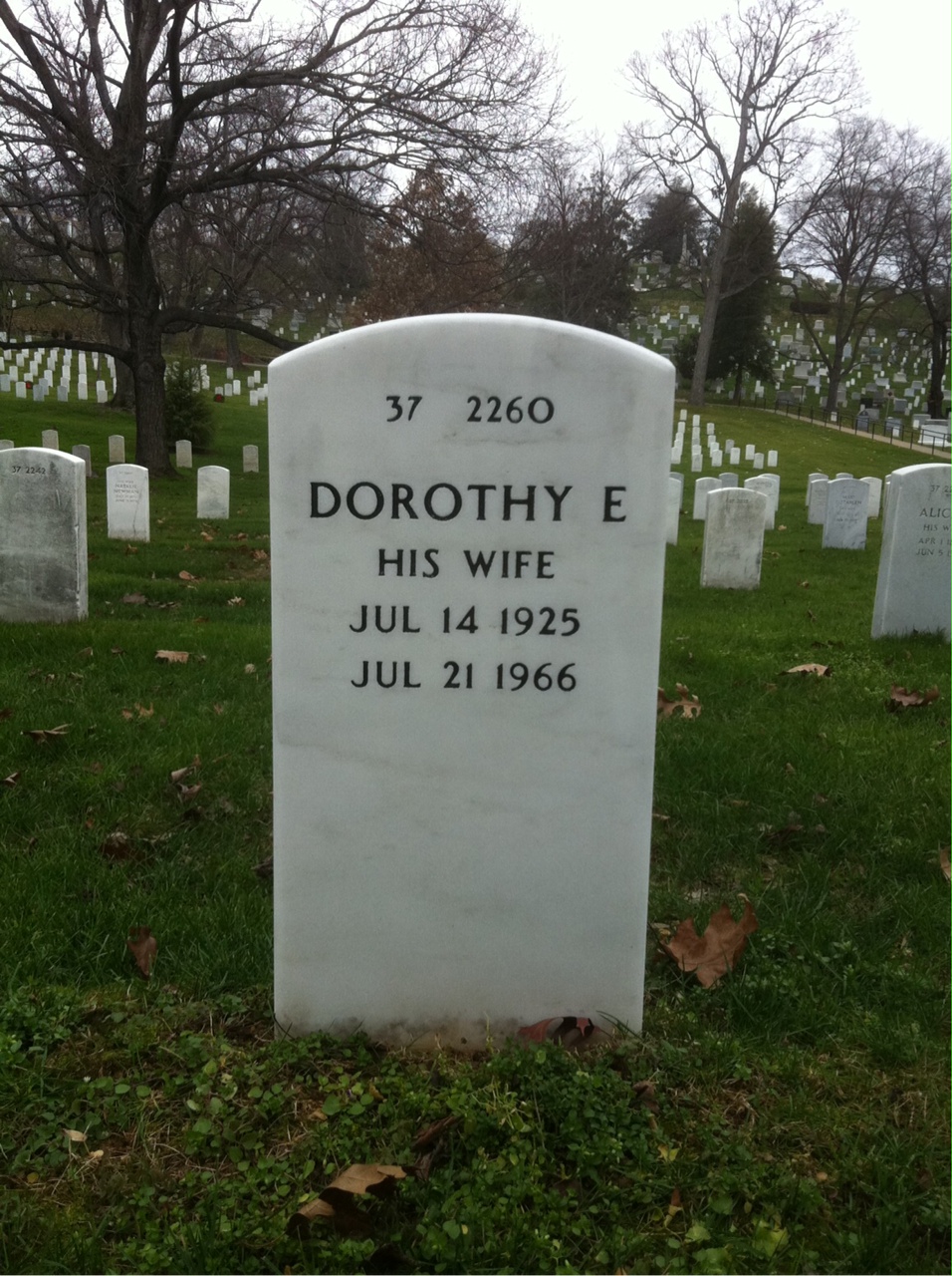 Back of headstone — Robert Hoop